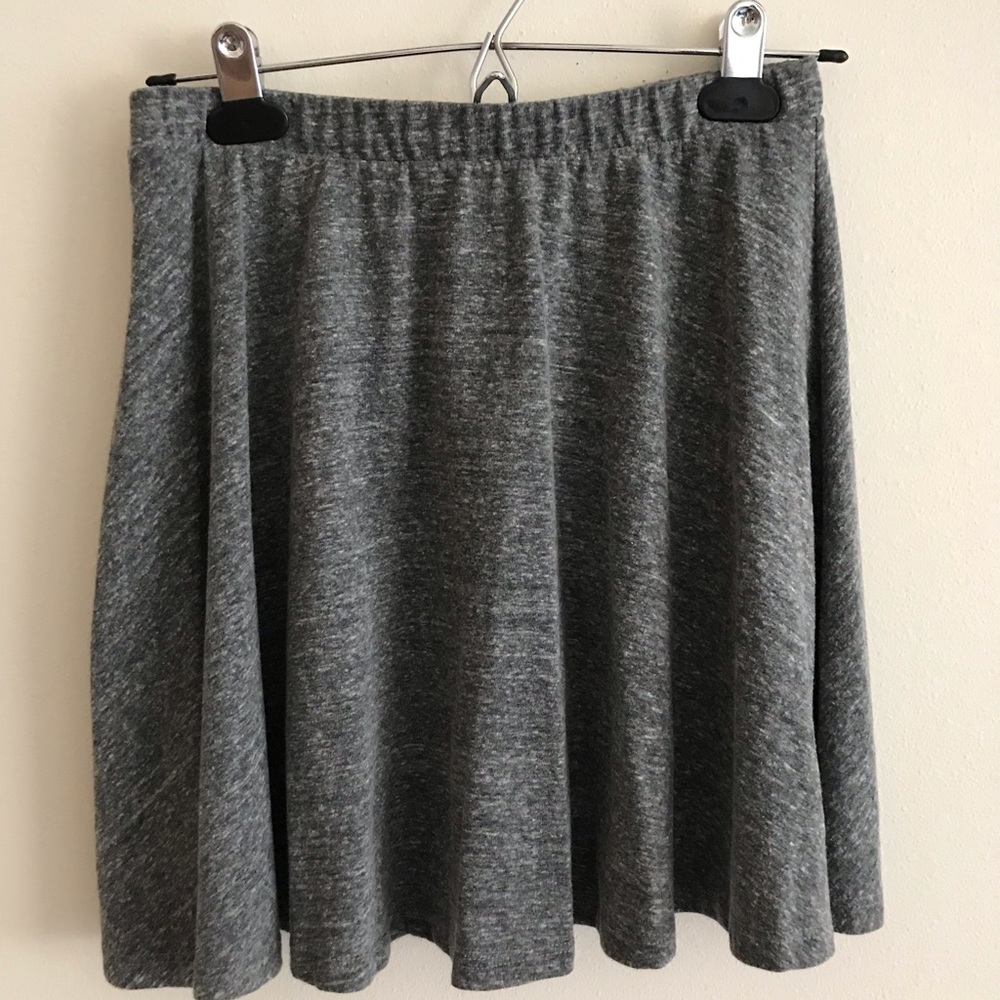 Gray skater skirt